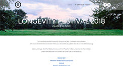 Desktop Screenshot of longevity-festival.com